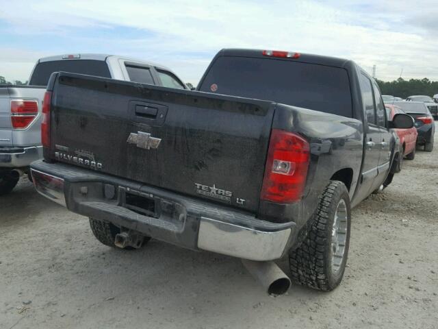 3GCPCSE07BG356616 - 2011 CHEVROLET SILVERADO BLACK photo 4