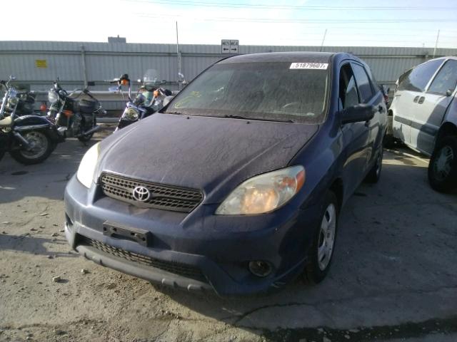 2T1KR32E27C625864 - 2007 TOYOTA COROLLA MA BLUE photo 2