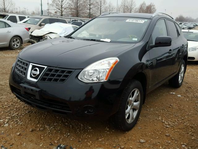 JN8AS58VX9W192019 - 2009 NISSAN ROGUE S BLACK photo 2