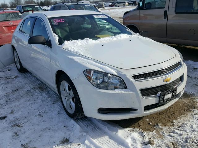 1G1ZB5E03CF316090 - 2012 CHEVROLET MALIBU LS WHITE photo 1