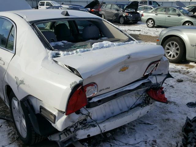 1G1ZB5E03CF316090 - 2012 CHEVROLET MALIBU LS WHITE photo 9