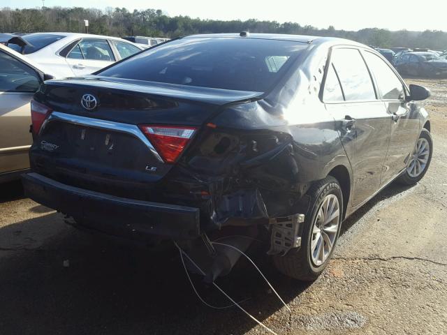 4T1BF1FKXGU540721 - 2016 TOYOTA CAMRY LE BLACK photo 4