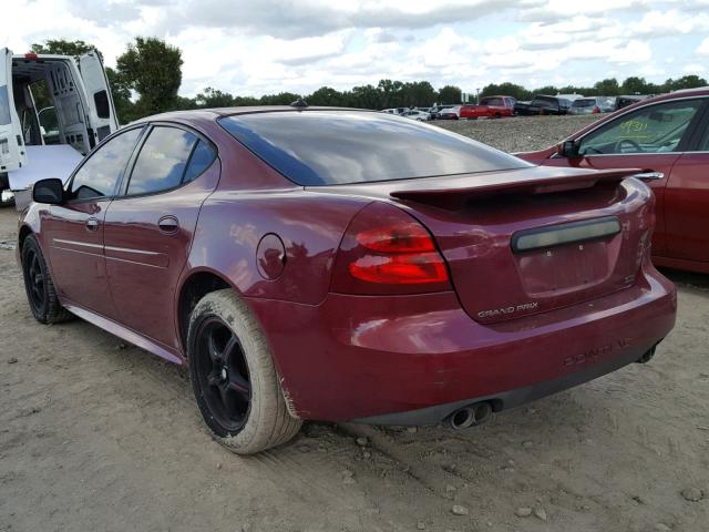2G2WR524751141760 - 2005 PONTIAC GRAND PRIX ბურგუნდია ფოტო 3