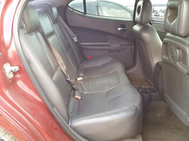 2G2WR524751141760 - 2005 PONTIAC GRAND PRIX ბურგუნდია ფოტო 6