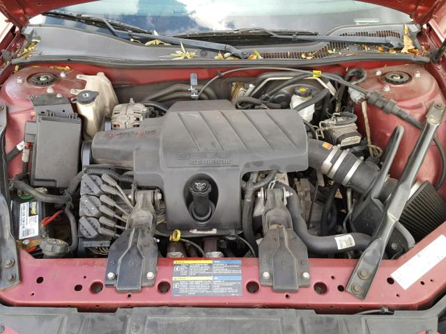 2G2WR524751141760 - 2005 PONTIAC GRAND PRIX ბურგუნდია ფოტო 7