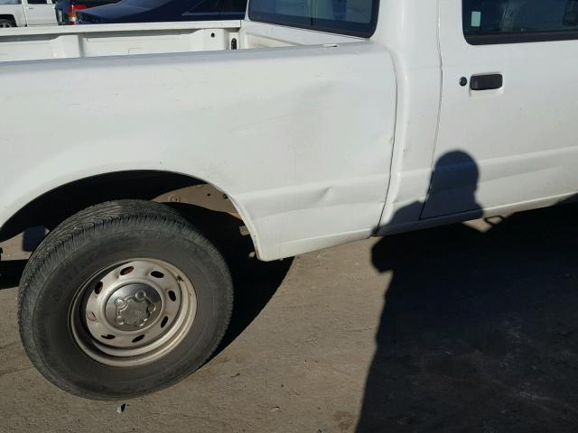 1FTYR10D35PA25345 - 2005 FORD RANGER WHITE photo 9