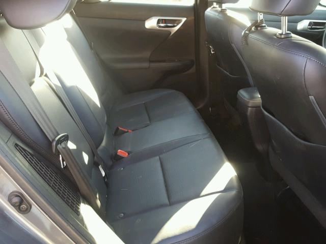 JTHKD5BH1C2078369 - 2012 LEXUS CT 200 GRAY photo 6