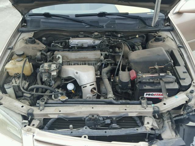 4T1BG22K0VU080474 - 1997 TOYOTA CAMRY CE GOLD photo 7