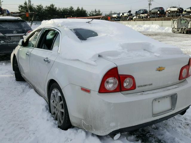 1G1ZG5E75CF144160 - 2012 CHEVROLET MALIBU LTZ WHITE photo 3