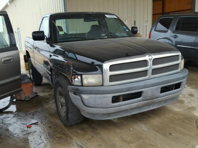 1B7HC16X3VS276771 - 1997 DODGE RAM 1500 BLACK photo 1