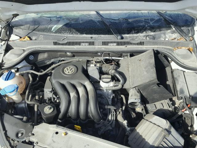 3VW1K7AJ1EM441927 - 2014 VOLKSWAGEN JETTA BASE თეთრი ფოტო 7