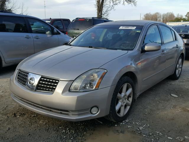 1N4BA41E24C818248 - 2004 NISSAN MAXIMA SE SILVER photo 2