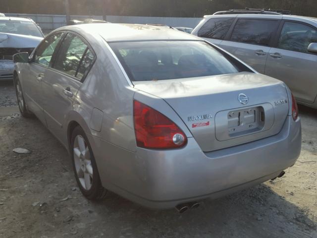 1N4BA41E24C818248 - 2004 NISSAN MAXIMA SE SILVER photo 3