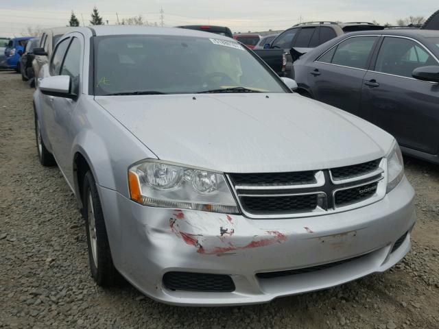 1B3BD1FB6BN537054 - 2011 DODGE AVENGER MA SILVER photo 1