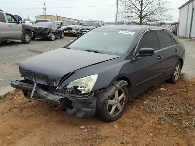 1HGCM56603A140964 - 2003 HONDA ACCORD EX BLACK photo 2