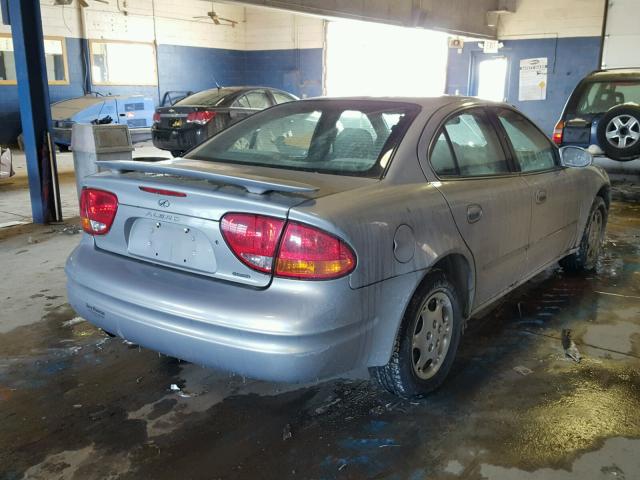 1G3NL52T1XC401342 - 1999 OLDSMOBILE ALERO GL SILVER photo 4