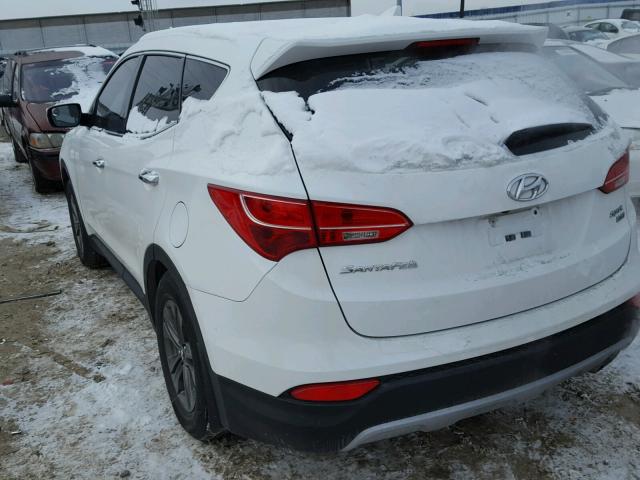 5XYZUDLB1DG120048 - 2013 HYUNDAI SANTA FE S WHITE photo 3