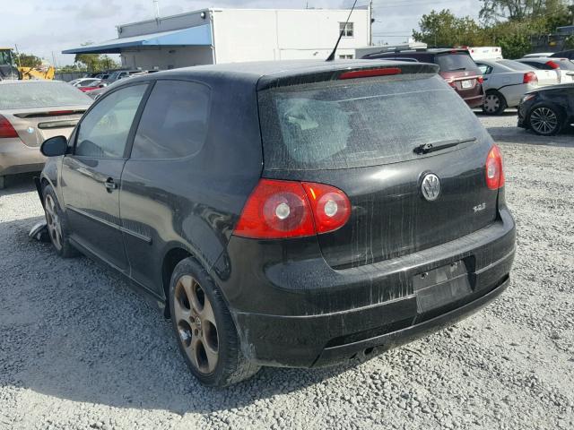 WVWAR71K47W041421 - 2007 VOLKSWAGEN RABBIT BLACK photo 3