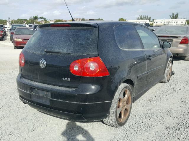 WVWAR71K47W041421 - 2007 VOLKSWAGEN RABBIT BLACK photo 4