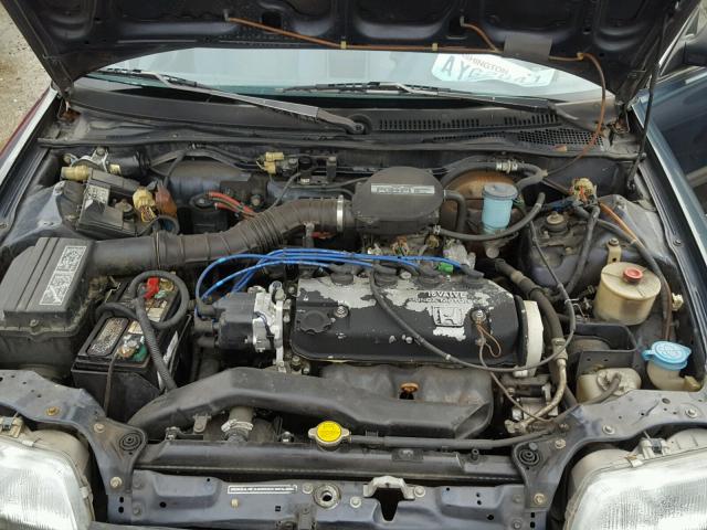 1HGED3654KA063910 - 1989 HONDA CIVIC LX BLUE photo 7