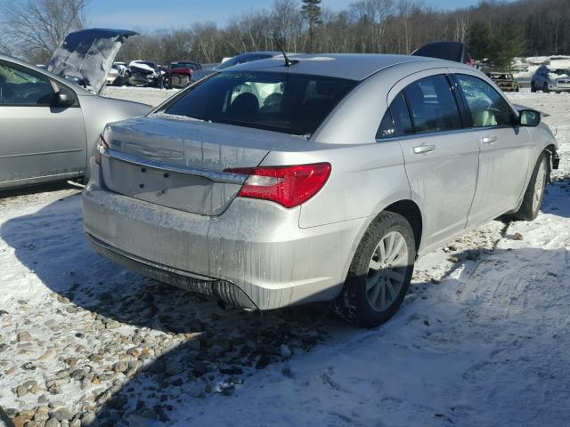 1C3CCBBB5CN210698 - 2012 CHRYSLER 200 TOURIN SILVER photo 4