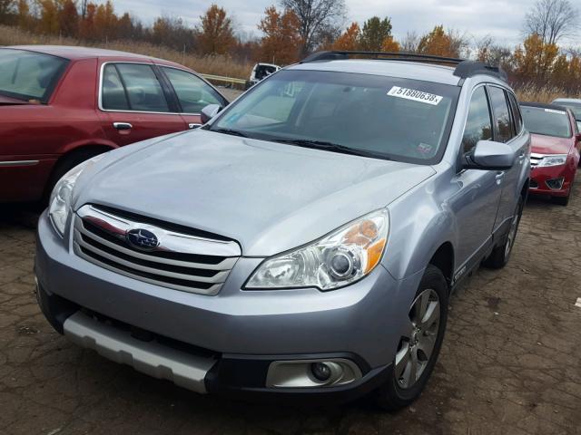 4S4BREJC7C2200284 - 2012 SUBARU OUTBACK 3. BLUE photo 2