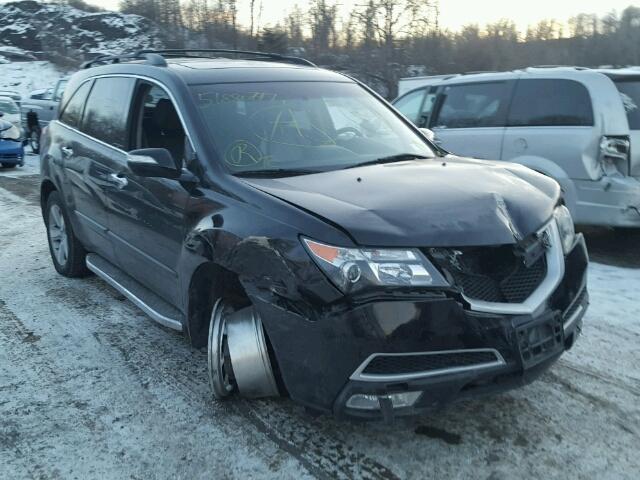 2HNYD2H64AH533486 - 2010 ACURA MDX TECHNO BLUE photo 1