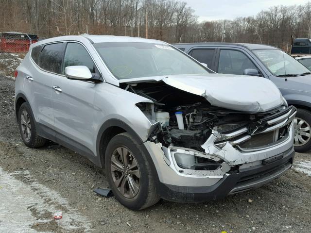 5XYZTDLB6FG281887 - 2015 HYUNDAI SANTA FE S SILVER photo 1