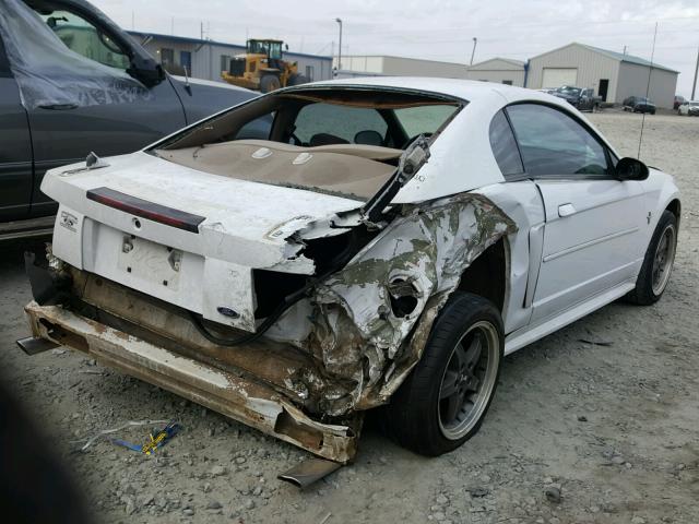 1FAFP40491F166165 - 2001 FORD MUSTANG WHITE photo 4