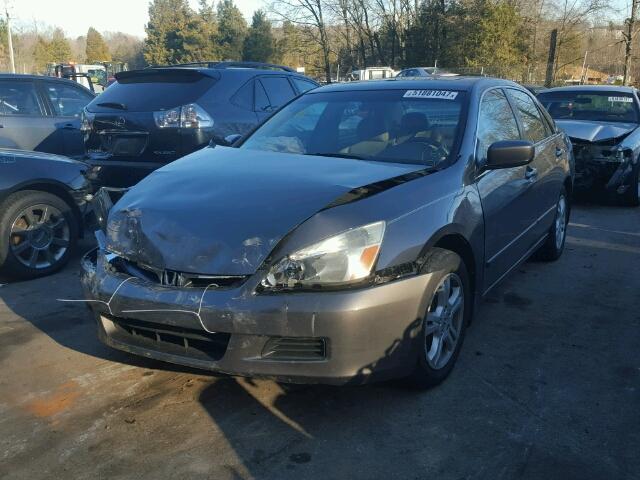 1HGCM56827A120657 - 2007 HONDA ACCORD EX CHARCOAL photo 2