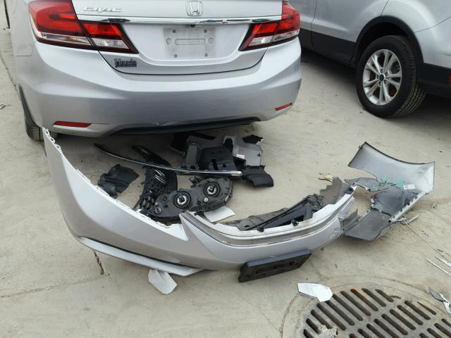 19XFB2F57EE040545 - 2014 HONDA CIVIC LX SILVER photo 9