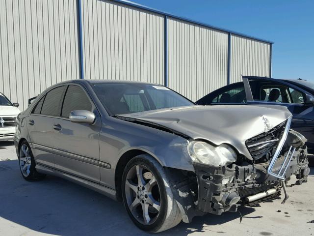 WDBRF52H87E026296 - 2007 MERCEDES-BENZ C 230 GRAY photo 1