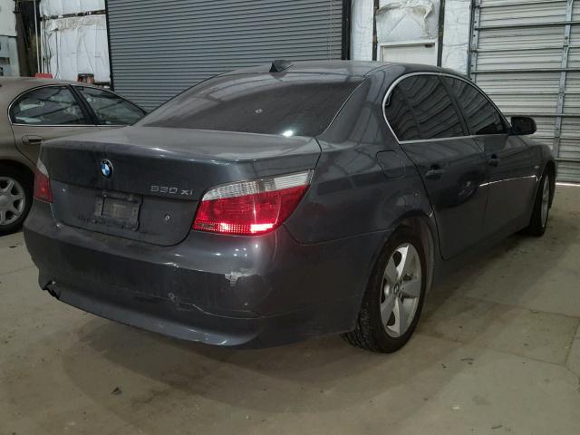 WBANF73576CU20511 - 2006 BMW 530 XI GRAY photo 4