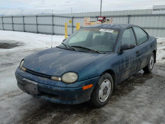 1P3ES47CXSD269643 - 1995 PLYMOUTH NEON HIGHL TEAL photo 2