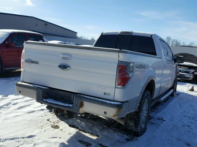 1FTFW1EV4AKB12759 - 2010 FORD F150 SUPER WHITE photo 4