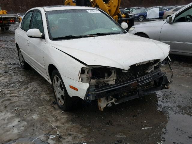 KMHDN45D43U672951 - 2003 HYUNDAI ELANTRA GL WHITE photo 1