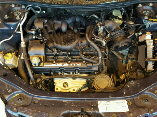 1B3AJ56U21N552971 - 2001 DODGE STRATUS ES BLUE photo 7