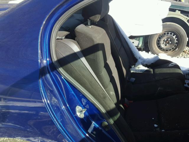 2HGFA55597H701006 - 2007 HONDA CIVIC SI BLUE photo 6