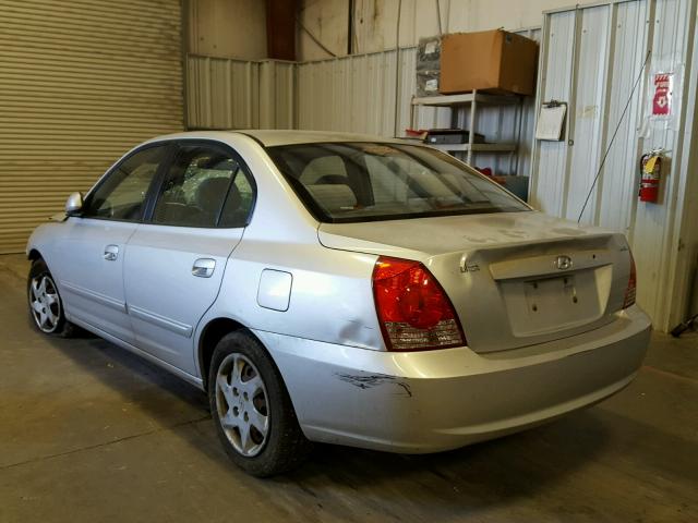 KMHDN46D45U019134 - 2005 HYUNDAI ELANTRA GL SILVER photo 3