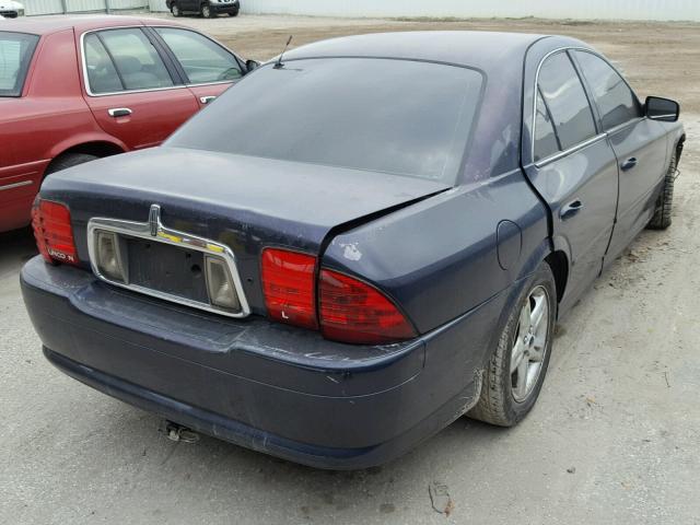 1LNHM87AXYY821605 - 2000 LINCOLN LS BLUE photo 4