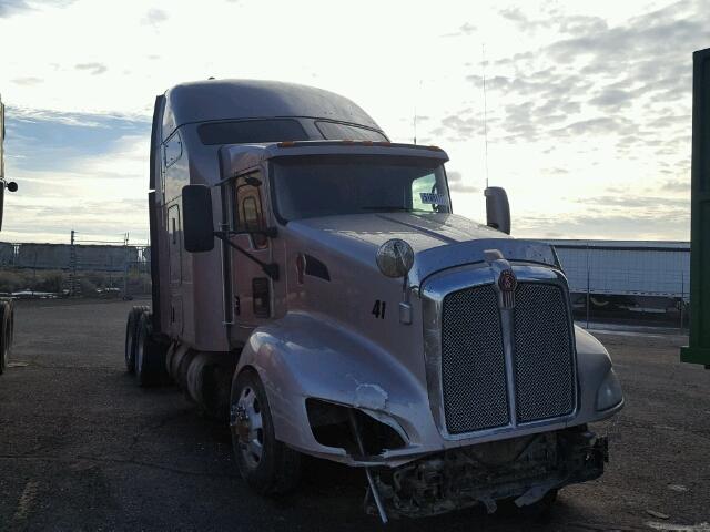 1XKAD49X3DJ352929 - 2013 KENWORTH CONSTRUCTI GRAY photo 1