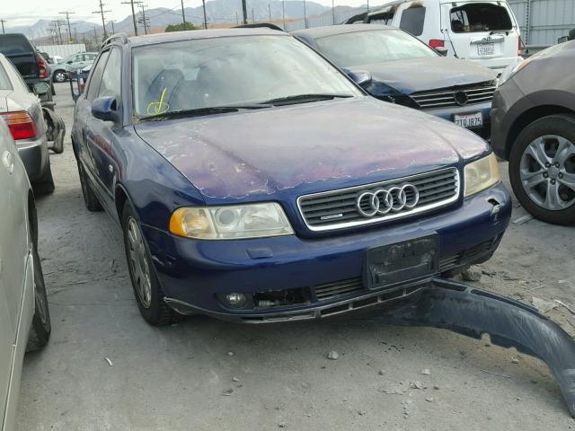 WAUKC68D11A101258 - 2001 AUDI A4 1.8T AV BLUE photo 1