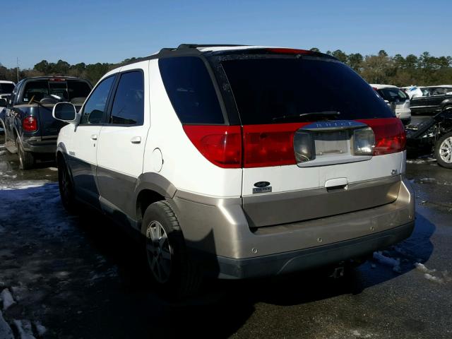 3G5DB03E22S532100 - 2002 BUICK RENDEZVOUS WHITE photo 3