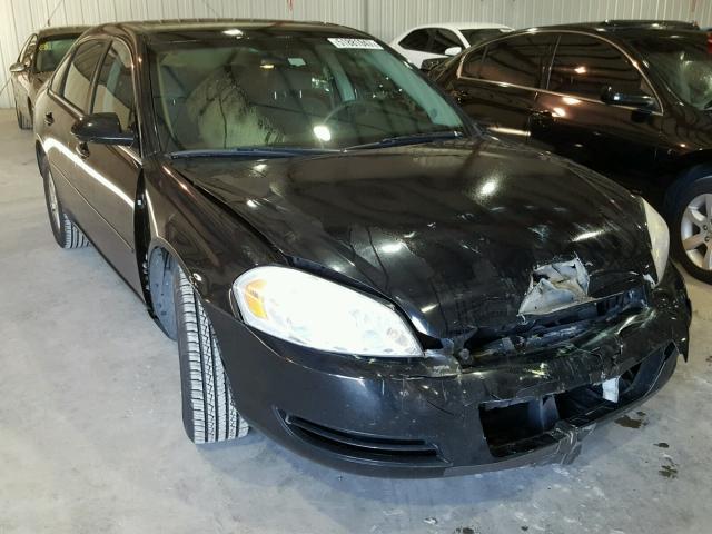 2G1WT58K079358955 - 2007 CHEVROLET IMPALA LT BLACK photo 1