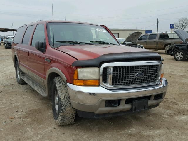 1FMNU42S0YED46026 - 2000 FORD EXCURSION RED photo 1