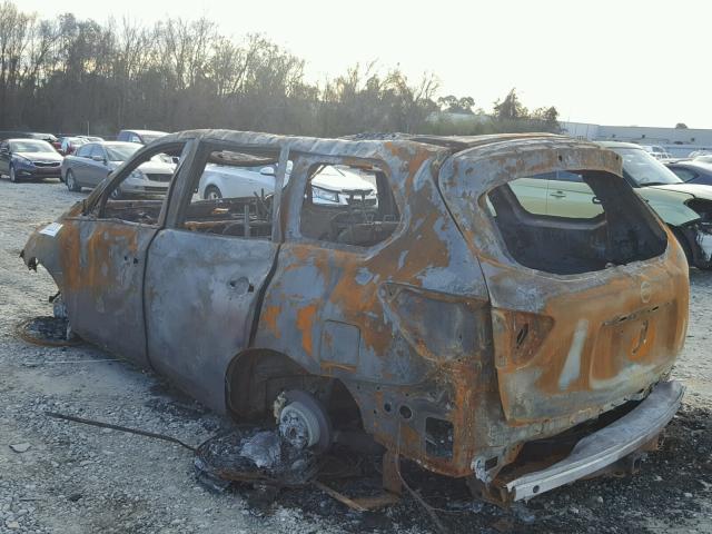 5N1AR2MN3EC680621 - 2014 NISSAN PATHFINDER BURN photo 3