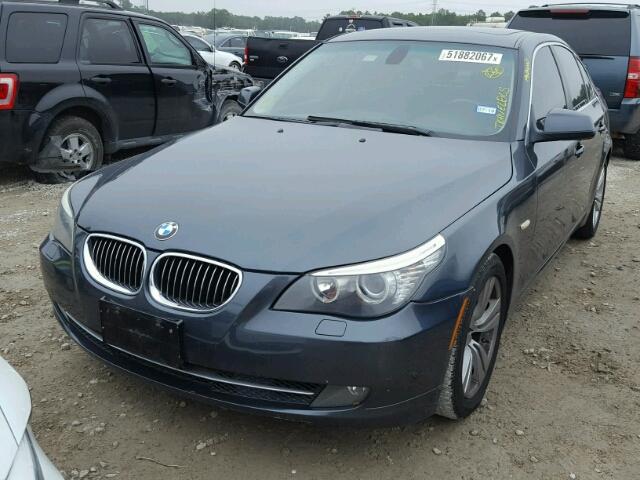 WBANU5C56AC441661 - 2010 BMW 528 I GRAY photo 2