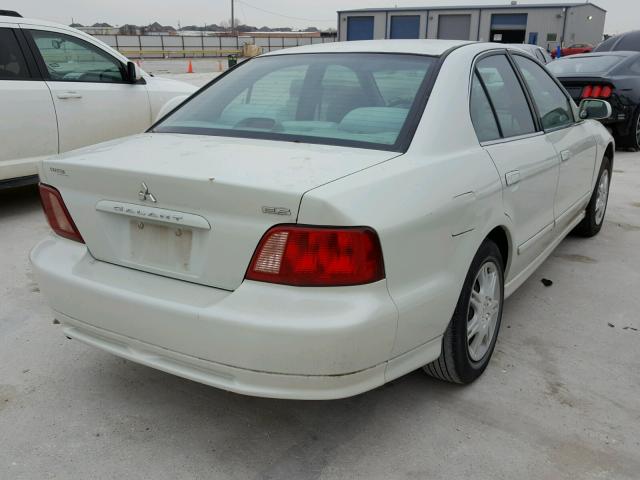 4A3AA46G73E217871 - 2003 MITSUBISHI GALANT ES WHITE photo 4