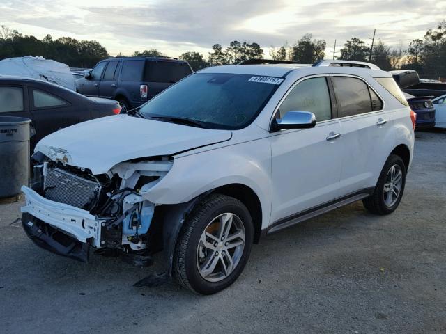 2GNALDEK2H1509091 - 2017 CHEVROLET EQUINOX PR WHITE photo 2