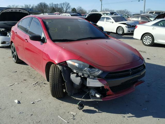 1C3CDFBB3ED776212 - 2014 DODGE DART SXT RED photo 1